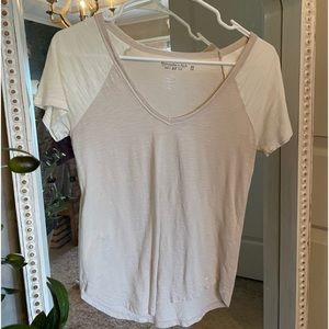 Short sleeved Abercrombie v-neck shirt. Perfect condition worn maybe once.